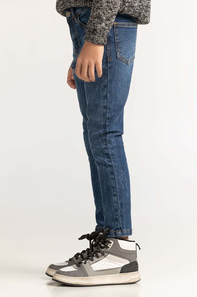 Med Blue Basic Jeans JB-JNS-WS23-002 B