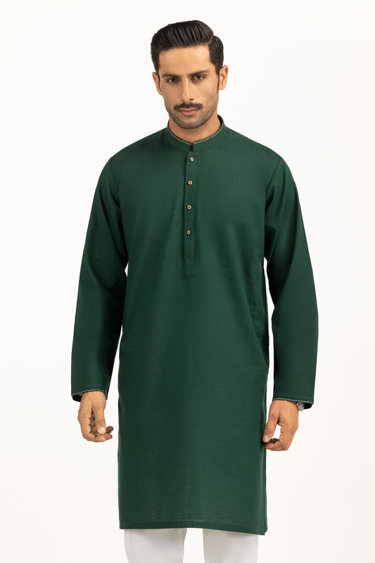 Regular Fit Embroidered Kurta KR-EMB25-025