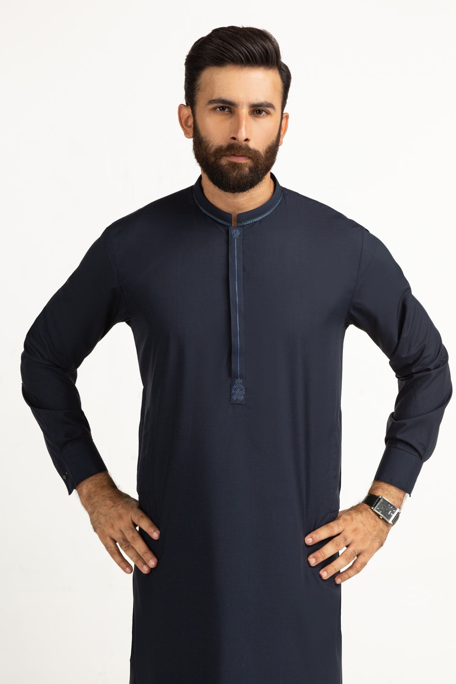 Regular Fit Embroidered Suits