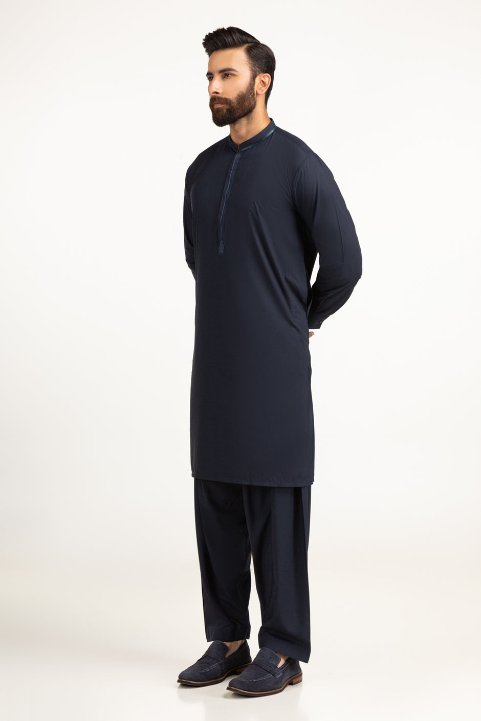 Regular Fit Embroidered Suits