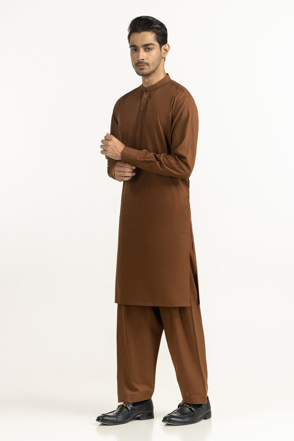 Regular Fit Embroidered Suits
