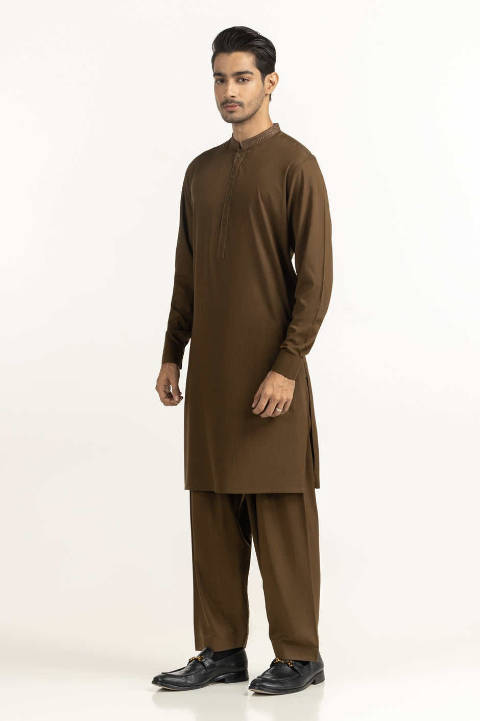 Regular Fit Embroidered Suits