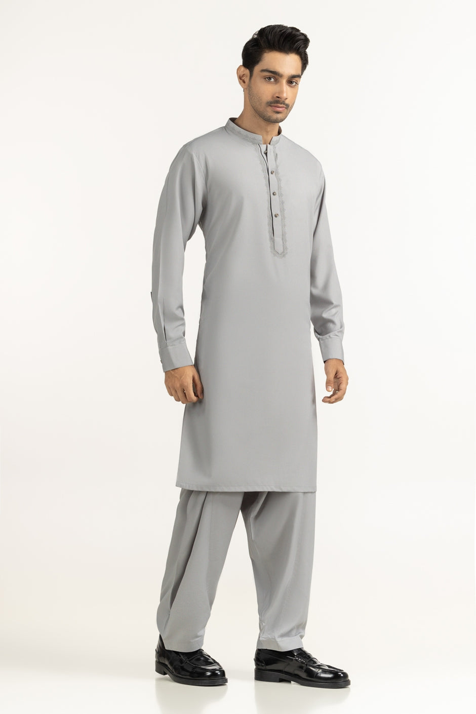 Regular Fit Embroidered Suits