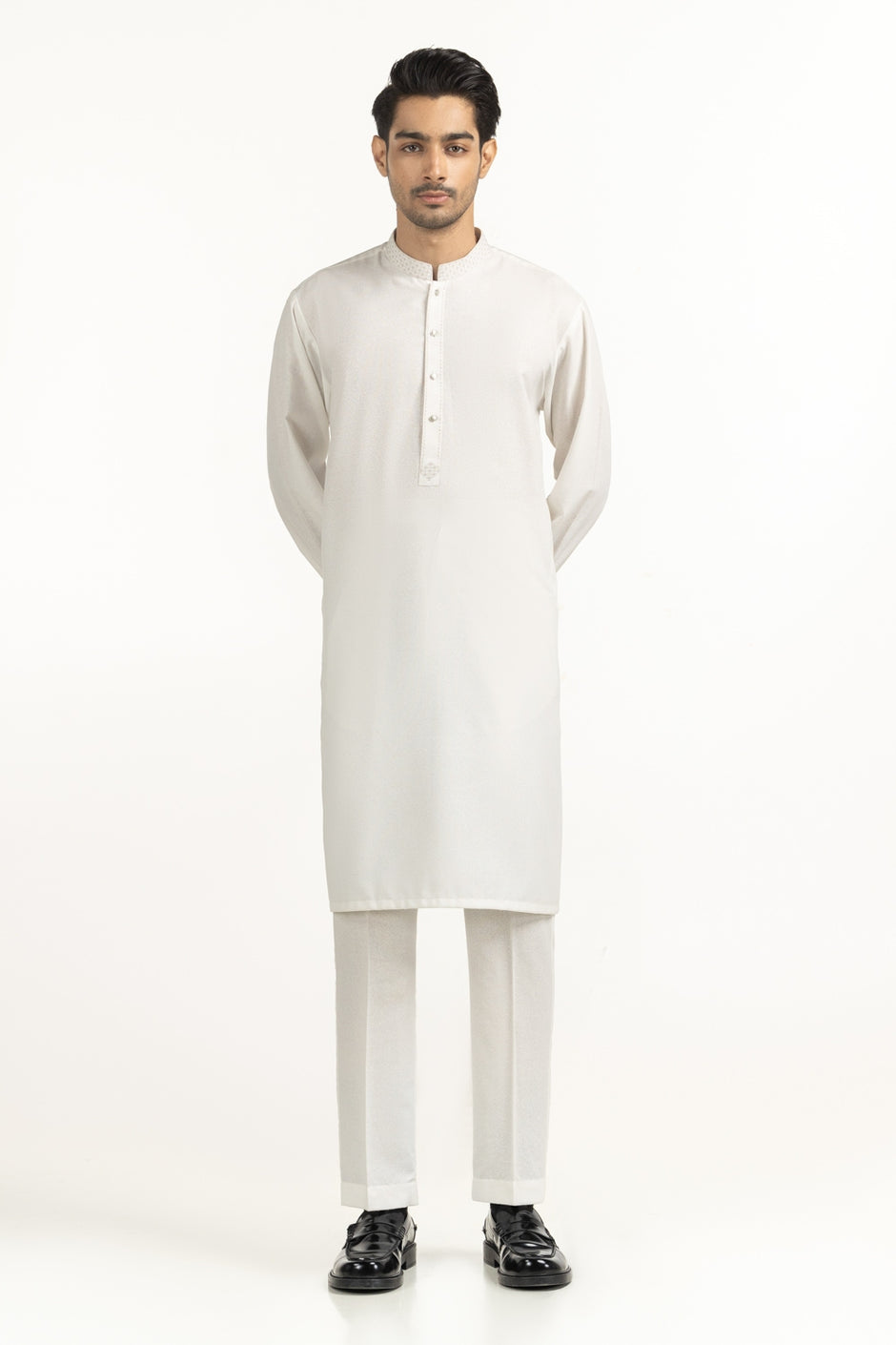 Regular Fit Embroidered Suits