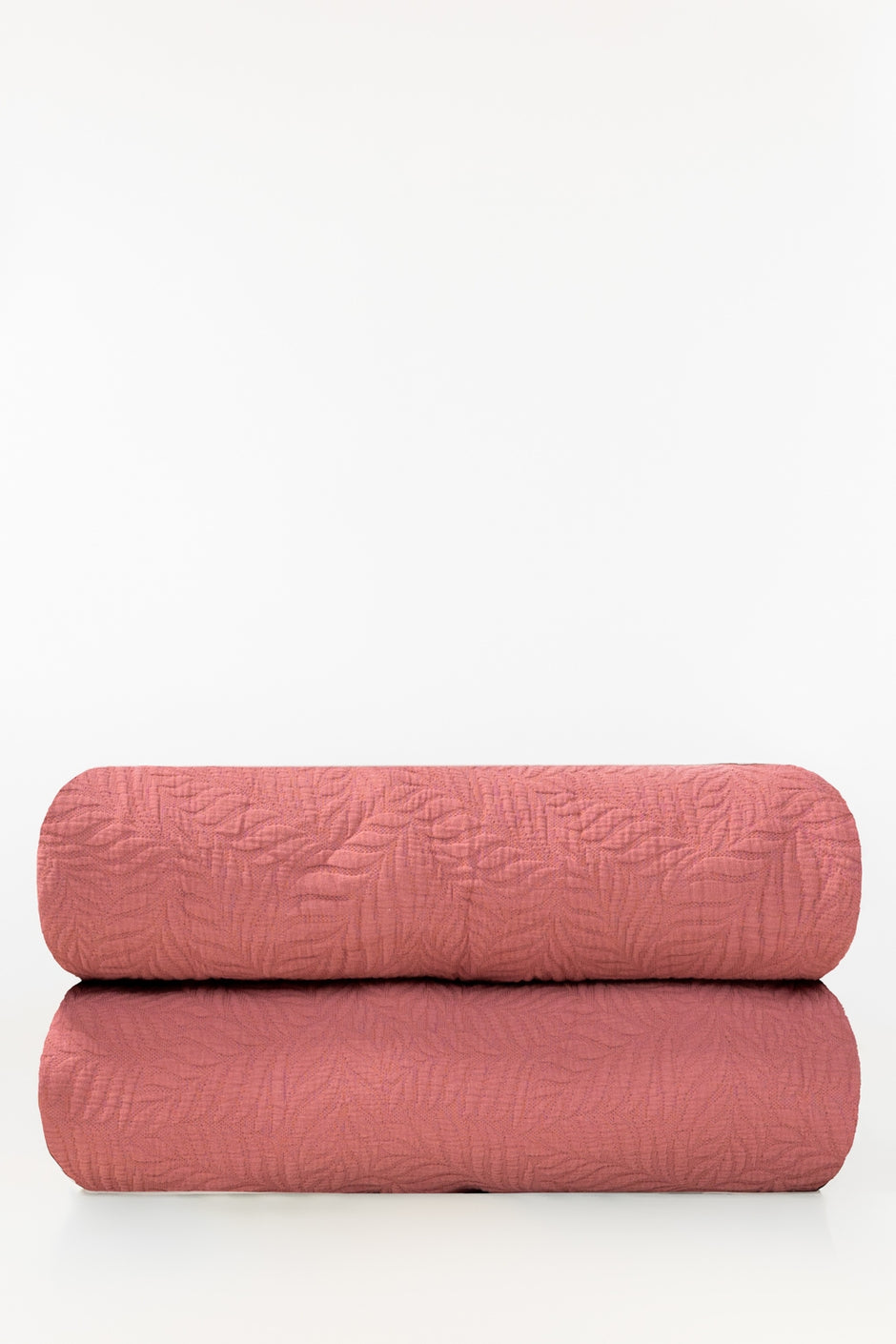 Misty Rose Matelasse Blanket