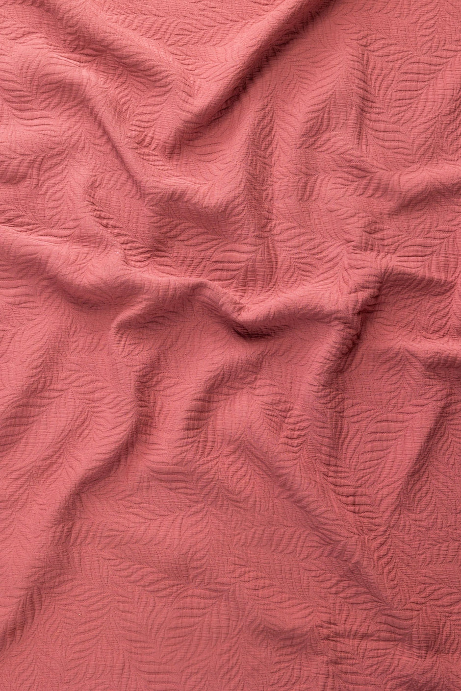 Misty Rose Matelasse Blanket