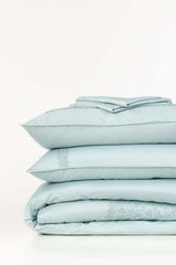 Misty Sky T-400 Embroidered Quilt Cover Set Misty Sky T-400 Embroidered Quilt Cover Set