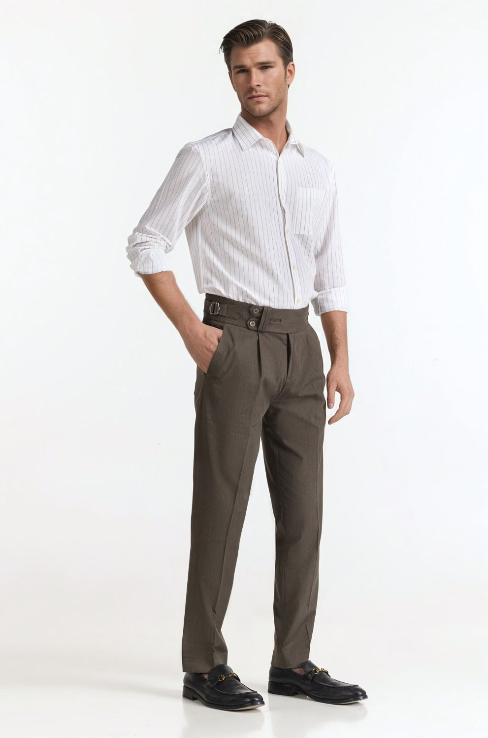 Modern Fit Gurkha Pant MN-TR-FM23-059