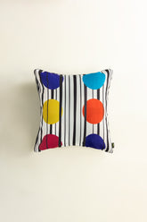 Multi Circles Digital Printed Cushion Cover
