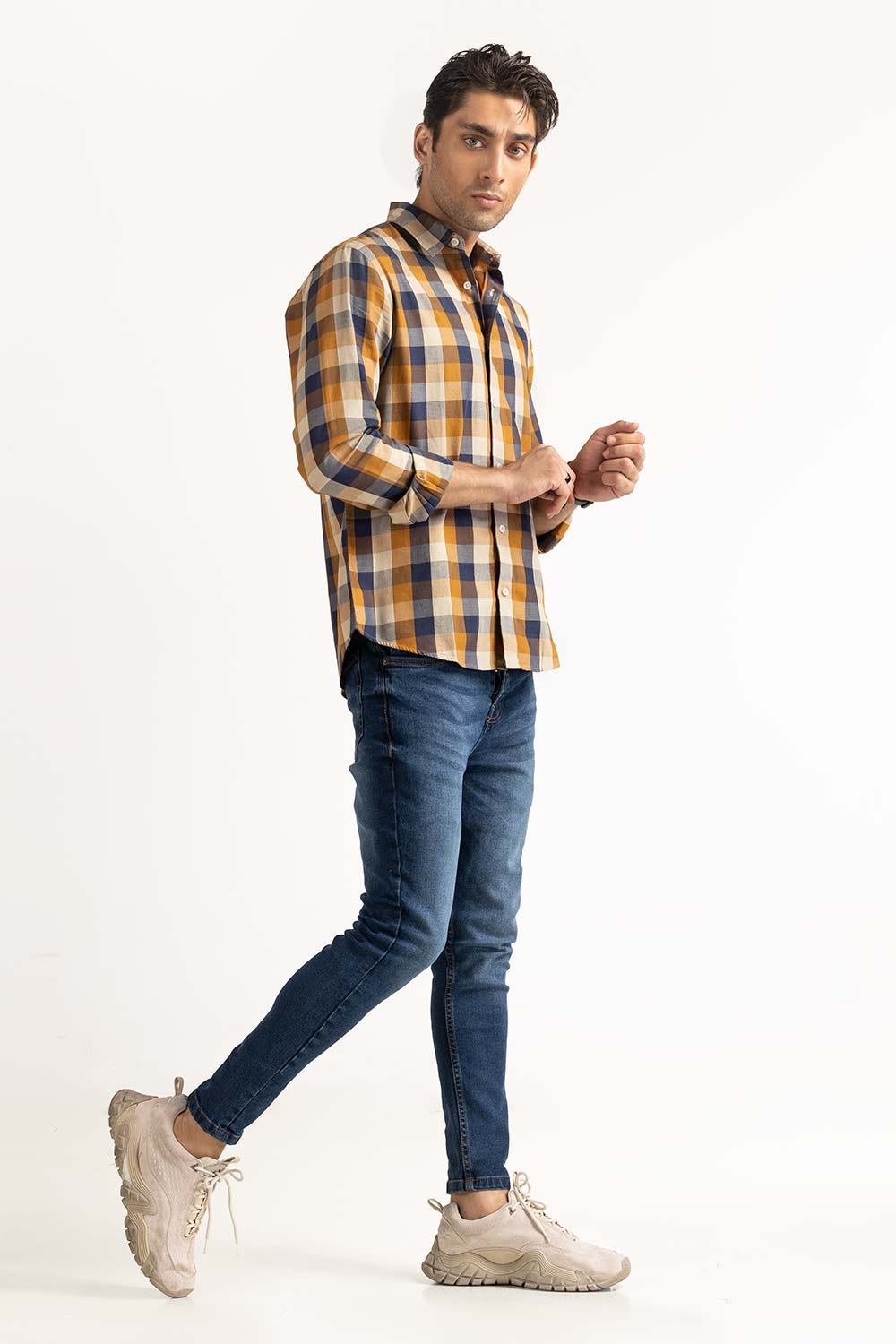 Multi Color Basic Casual Shirt MN-CS-YD23-023