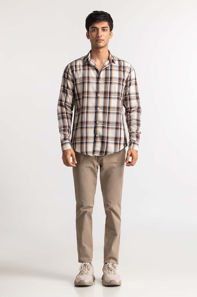 Multi Color Checkered Casual Shirt MN-CS-SS24-034