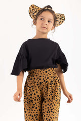 Toddler Girl Multi Color Dots Print Woven Bottom TGWB-2210029 A Toddler Girl Multi Color Dots Print Woven Bottom TGWB-2210029 A