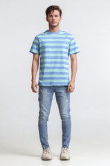 Multi Color Gen-Z Striped Tee TS-CNSJ24-099 Multi Color Gen-Z Striped Tee TS-CNSJ24-099