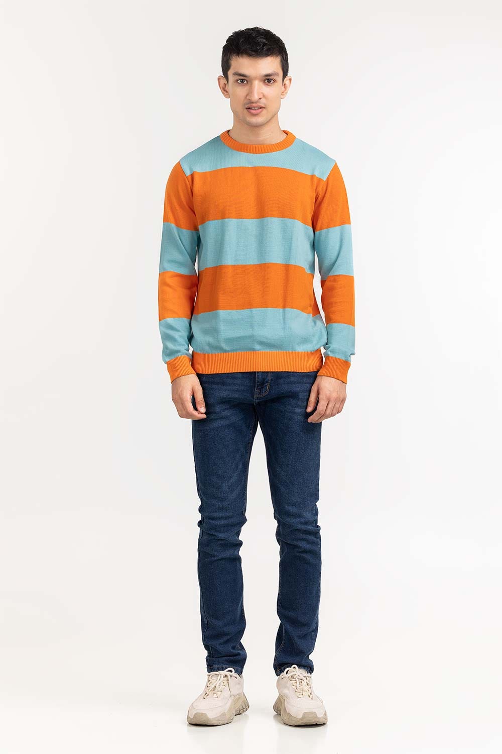 Multi Color Striped Sweater SWT-FFSTN22-201-2