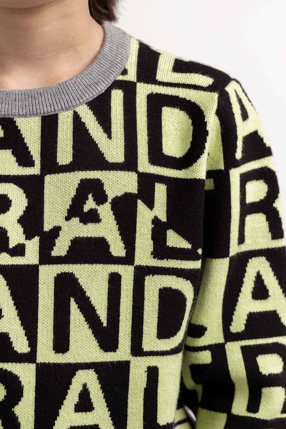 Junior Boy Multi Knit Sweater 224-311-036