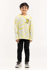 Junior Boy Multi Round Neck Tie Dye T-Shirt 224 -313-036
