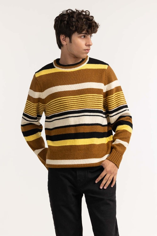Multi striped Fashion Sweater MN-SWT-WS23-031
