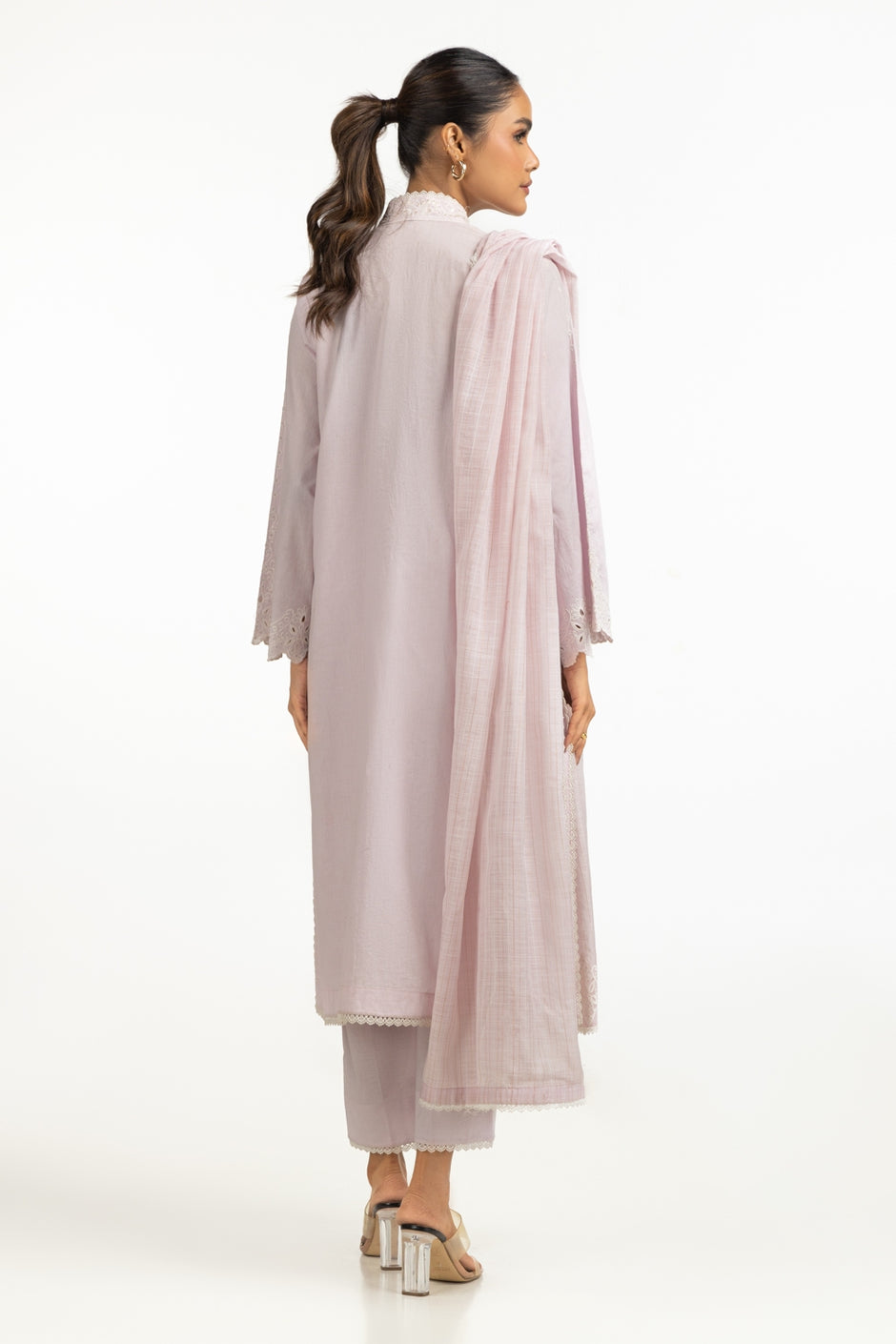 Munar Lurex Embroidered Dupatta