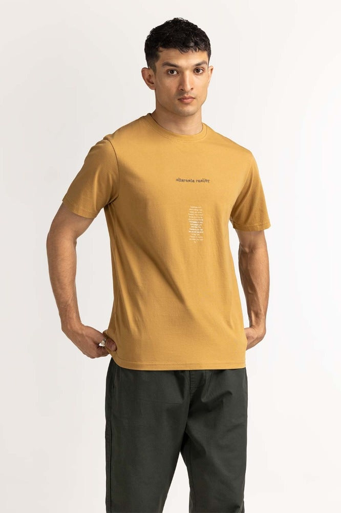 Mustard Graphic Tee MN-TS-GP-S24-907