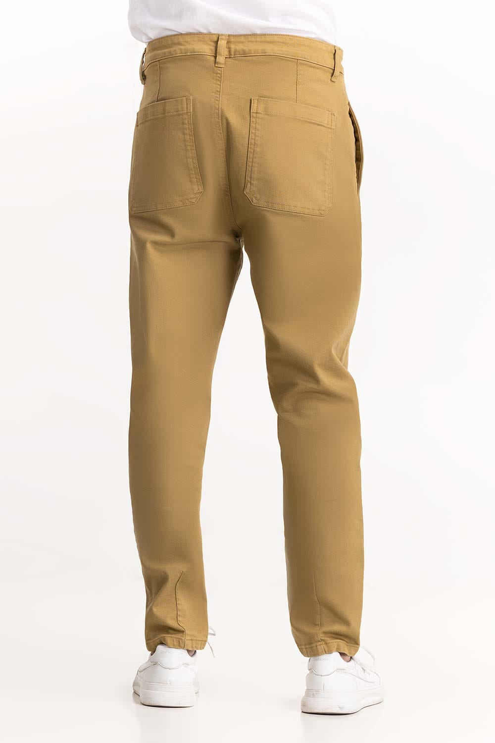 Mustard Slim Fit Trouser 224-120 -312