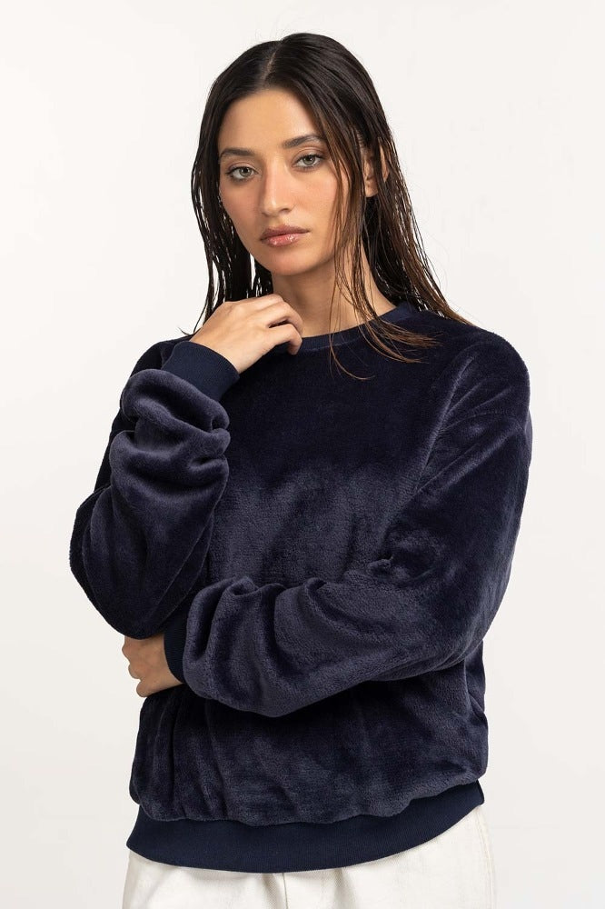 Navy Blue Basic Sweatshirt WM-SWS23-100