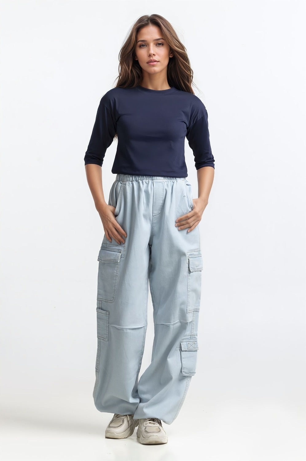 Navy Blue Basic Top WM-KTP-SS24-060