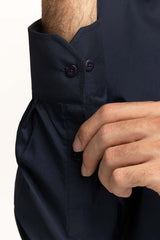 Navy Blue Formal Shirt MN-FS-PD24-037 Navy Blue Formal Shirt MN-FS-PD24-037