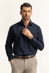 Navy Blue Formal Shirt MN-FS-PD24-037 Navy Blue Formal Shirt MN-FS-PD24-037
