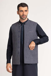 Navy Blue Styling WaistCoat WC-PD24-012