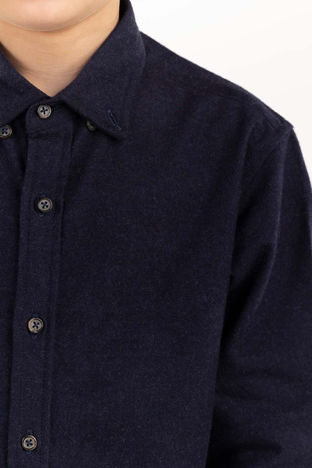 Junior Boy Navy Casual Shirt 224-317-025