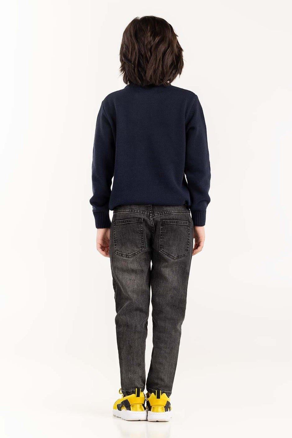 Toddler Boy Navy Knit Sweater 224-511-021