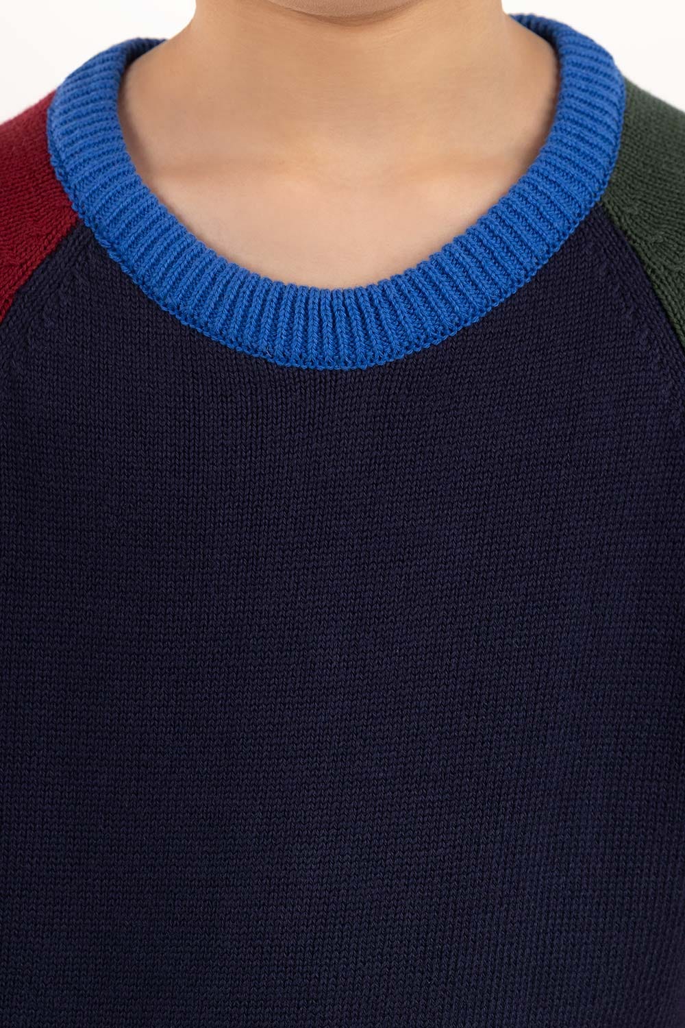 Junior Boy Navy Sweater 224-311-026