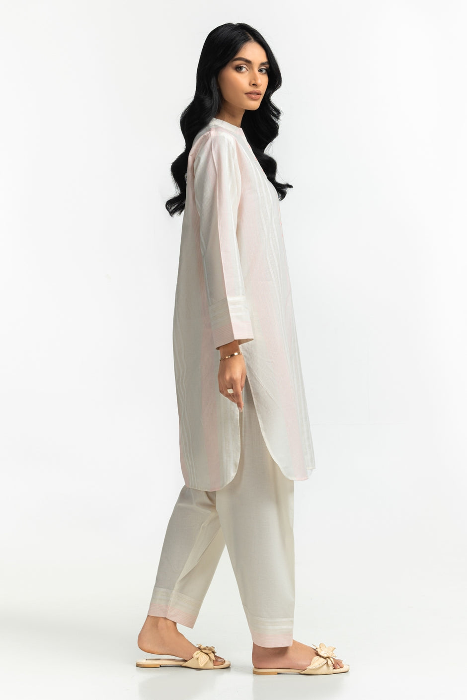 Neon Jacquard Embroidered Shirt And Shalwar