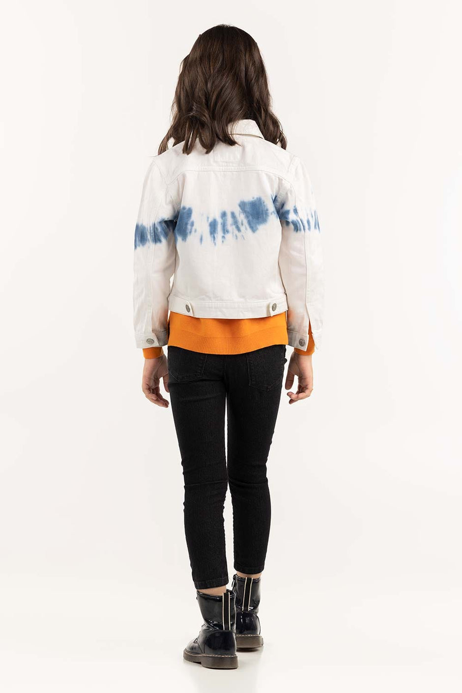 Junior Girl Non Denim Tie Dye Jacket 224-410-060