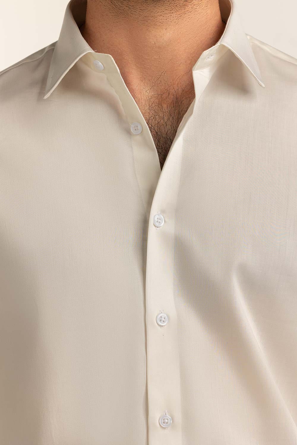 Off White Formal Shirt MN-FS-PD24-122