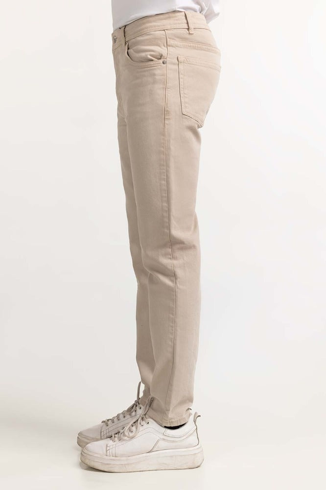 Off White Non Denim Basic Trouser MN-JNS- DN23-017 A