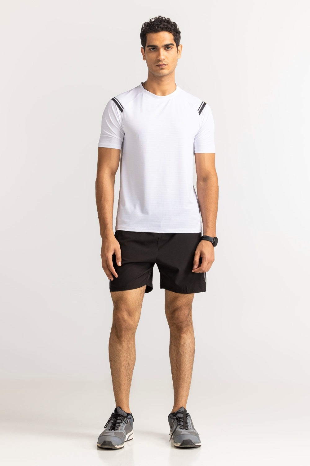 Off White Textured Tee AW-TS24-010