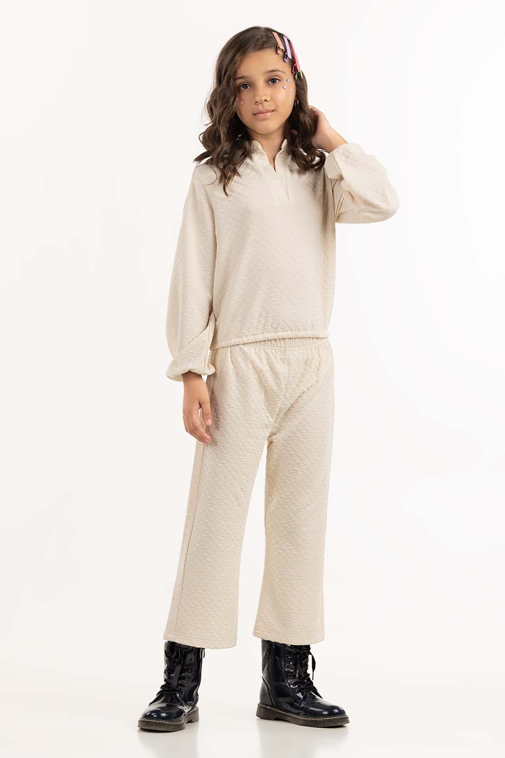 Girls Off-White Trouser 224-413-037 B