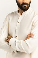 Off White Unstitched Fabric With Gift Box X-Series - Exceptional Collection Artisan