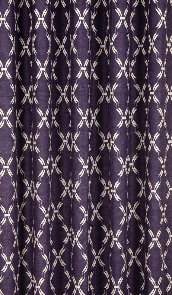 Orchid Printed Curtains