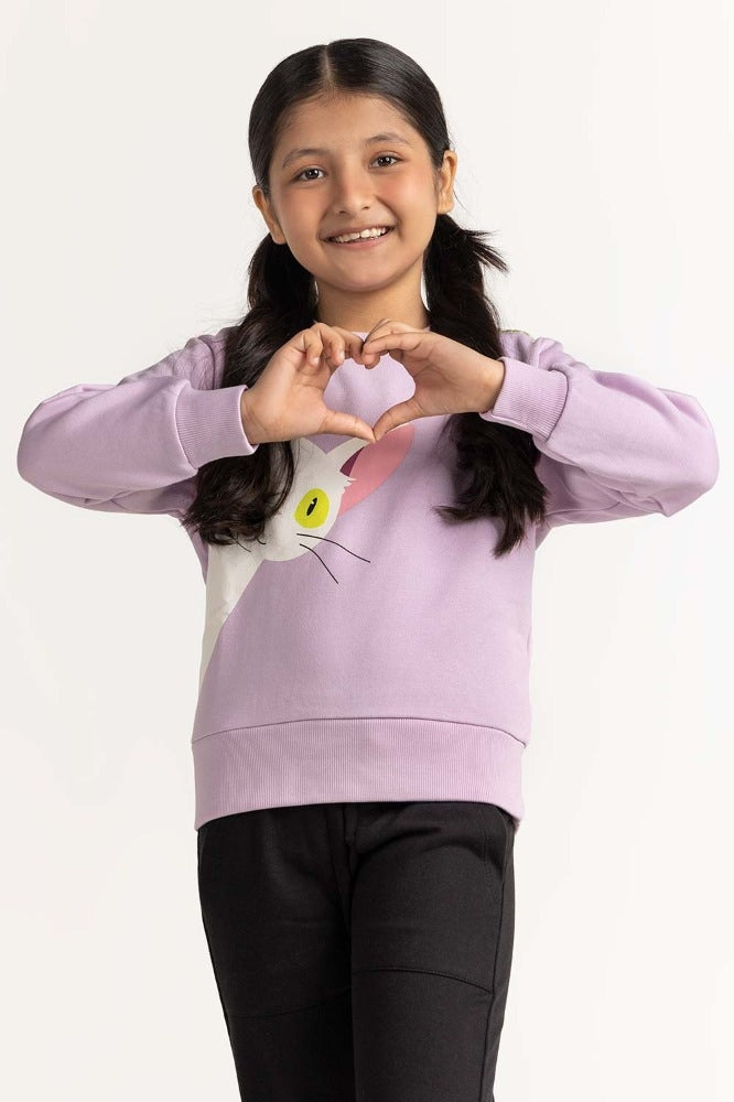 Orchid Printed Sweatshirt 224-412-010