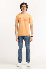 Peach Graphic Tee TS-CNSJ23-130 Peach Graphic Tee TS-CNSJ23-130
