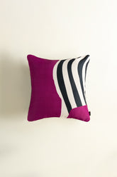 Pink Curves Digital Printed Cushion Cover