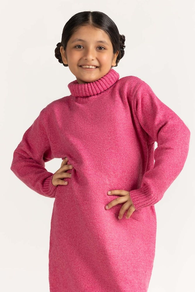 Pink Basic Sweater JG-SWT-WS23-025