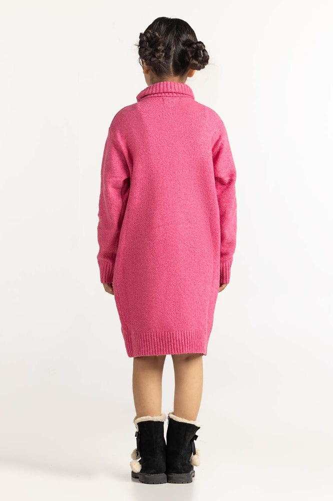 Pink Basic Sweater JG-SWT-WS23-025