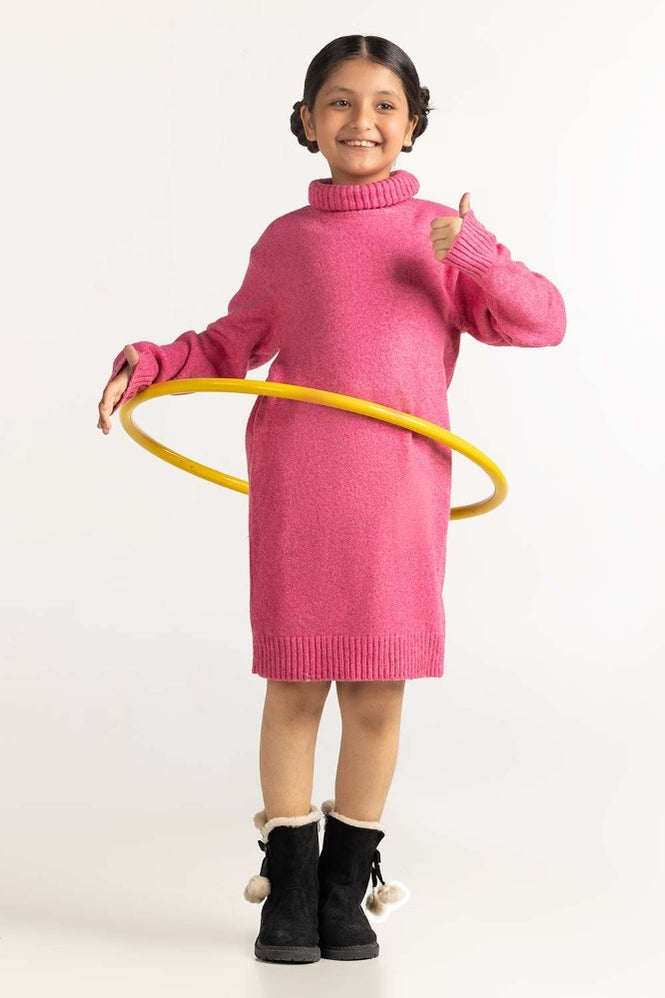 Pink Basic Sweater JG-SWT-WS23-025