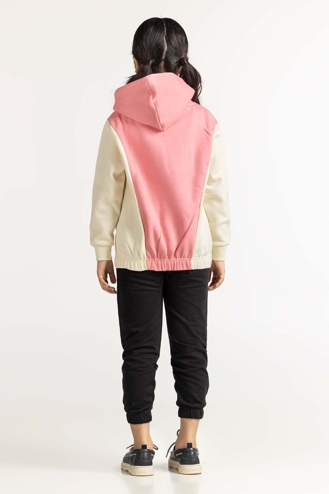 Pink Basic Sweatshirt 224-412-056