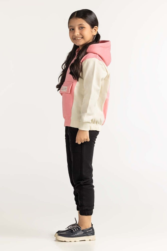 Pink Basic Sweatshirt 224-412-056