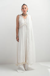 3 Piece Unstitched Schiffli Embroidered Lawn Suit with Schiffli Embroidered Chiffon Dupatta PM-52053