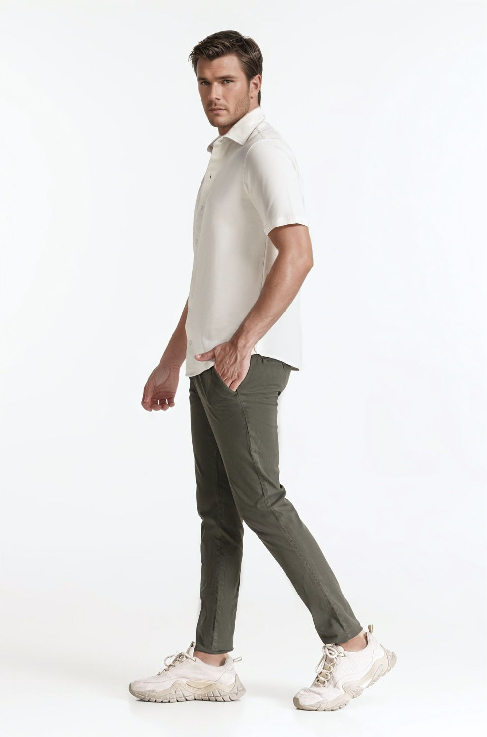 Polo Collar Shirt PS-FSHN24-159